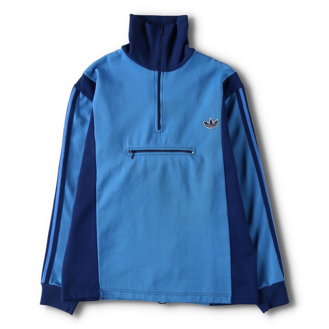 古着 80年代 アディダス adidas トレフォイルロゴ ハーフジップ 古着 80年代 アディダス adidas トレフォイルロゴ ハーフジップ