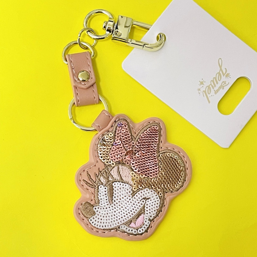 ミニーマウス(ミニーマウス)の定価2,000円【Disney】ディズニー　ミニーマウス　キーリング エンタメ/ホビーのおもちゃ/ぬいぐるみ(キャラクターグッズ)の商品写真