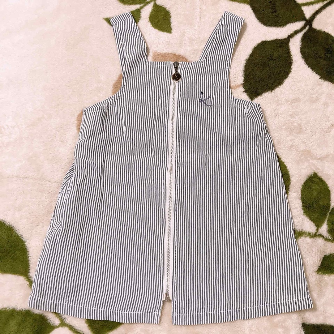 kumikyoku（組曲）(クミキョク)のジャンバースカート　ワンピース　90 キッズ/ベビー/マタニティのキッズ服女の子用(90cm~)(ワンピース)の商品写真