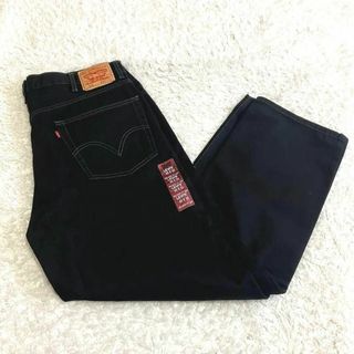 リーバイス(Levi's)の【未使用・極美品】リーバイス　550 ブラックデニム　極太　ワイド　40×32(デニム/ジーンズ)