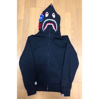 A BATHING APE - エイプ シャークパーカー ジャージ グレーの通販 by 