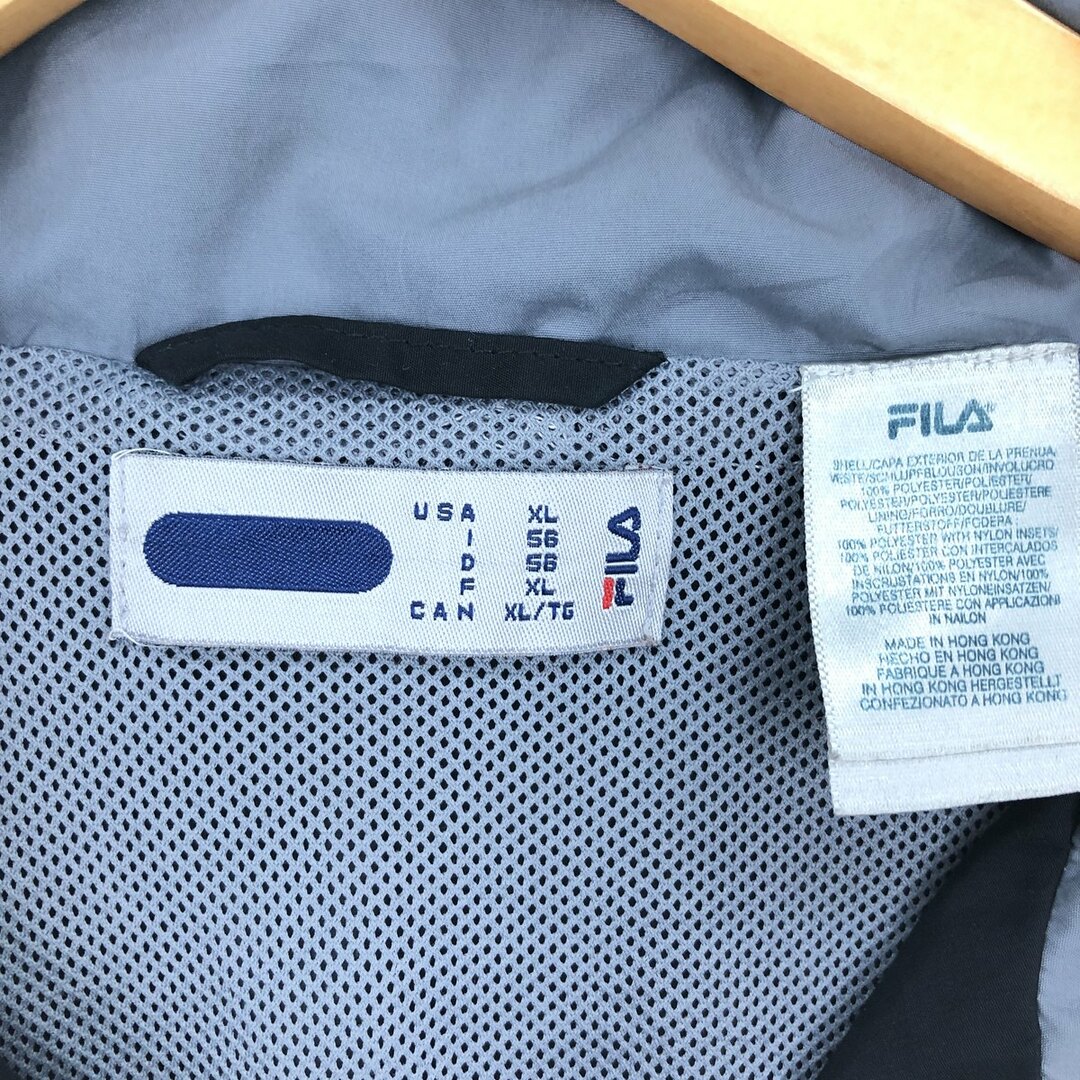 FILA(フィラ)の古着 フィラ FILA ウインドブレーカー メンズXL /eaa427519 メンズのジャケット/アウター(ナイロンジャケット)の商品写真