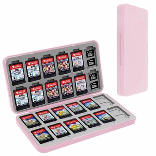 【色: A-ピンク】WWW Switch ゲームカードボックス ゲームカードケー(その他)