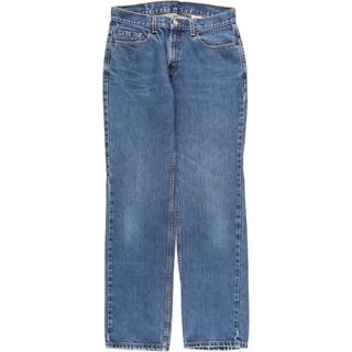 リーバイス(Levi's)の古着 00年代 リーバイス Levi's 505 LOW RISE STRAIGHT LEG テーパードデニムパンツ USA製 レディースXL(w31) ヴィンテージ /eaa428802(デニム/ジーンズ)