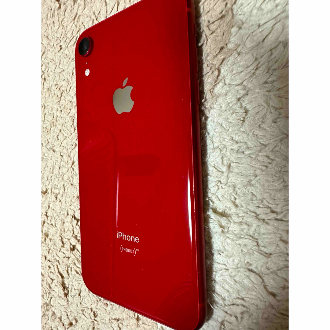 iPhone(アイフォーン)のiPhone XR 128G レッド スマホ/家電/カメラのスマートフォン/携帯電話(スマートフォン本体)の商品写真