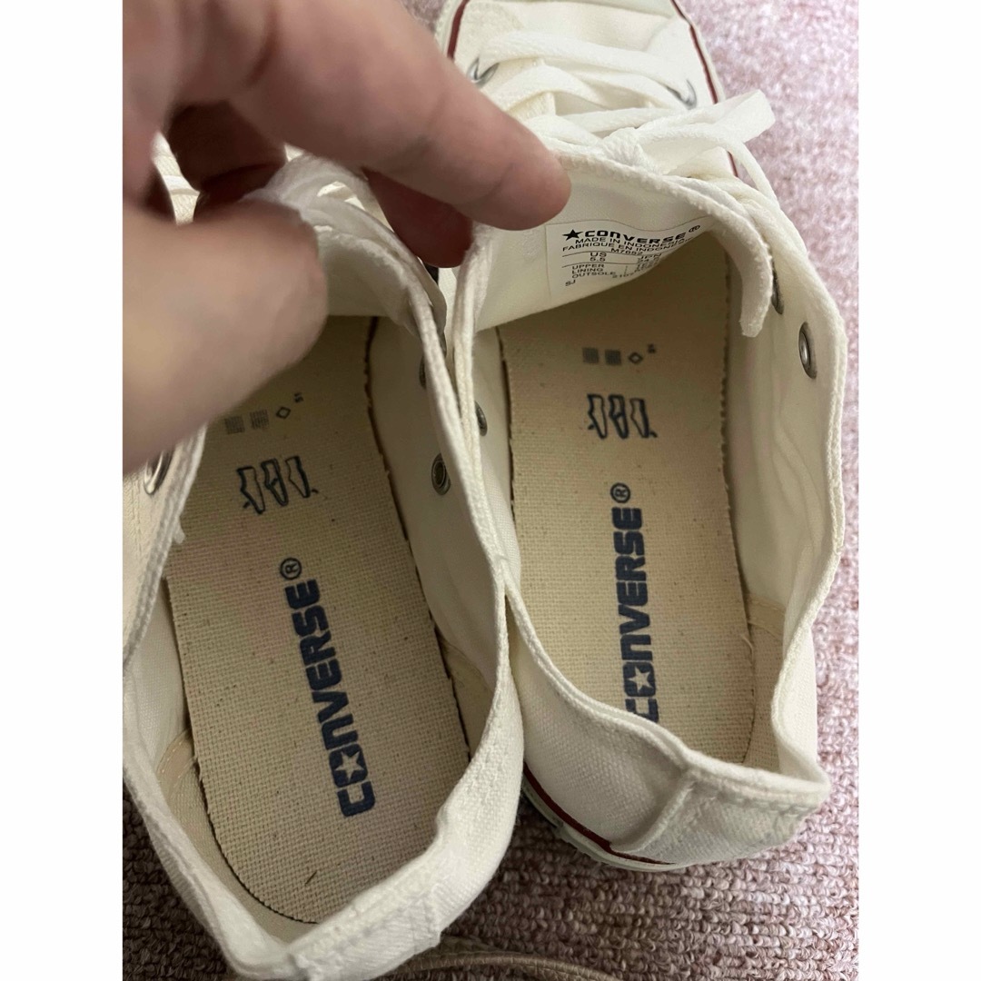 CONVERSE(コンバース)のコンバース　オールスター　ホワイト  24.5㎝ レディースの靴/シューズ(スニーカー)の商品写真