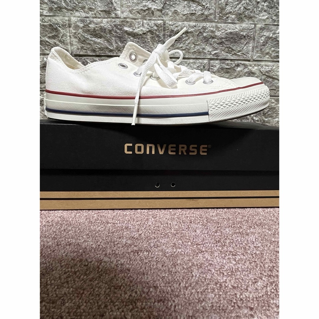 CONVERSE(コンバース)のコンバース　オールスター　ホワイト  24.5㎝ レディースの靴/シューズ(スニーカー)の商品写真