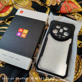シャオミ(Xiaomi)のXiaomi 14 Ultra XUNDD ハイブリッドケース ブラック&クリア(Androidケース)