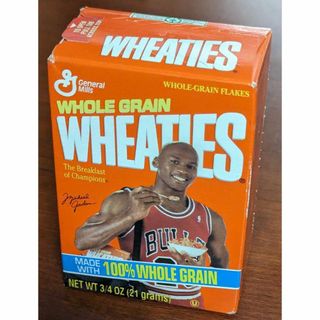 ジョーダン(Jordan Brand（NIKE）)の1990年マイケルジョーダンのWheaties®cereal box 未開封品(ノベルティグッズ)