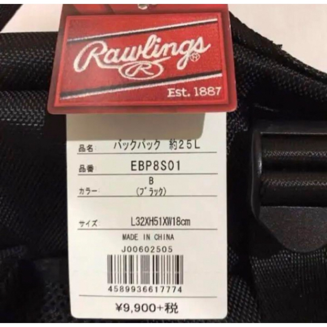 Rawlings(ローリングス)の送料無料 新品 Rawlings ローリングス バッグパック 25L メンズのバッグ(バッグパック/リュック)の商品写真