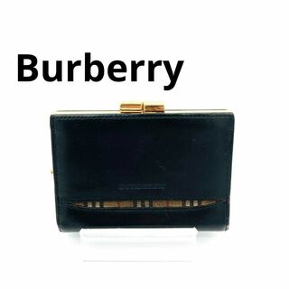 バーバリー(BURBERRY)の美品　Burberry バーバリー　ノバチェック　財布　ブラック　品薄　希少　黒(財布)