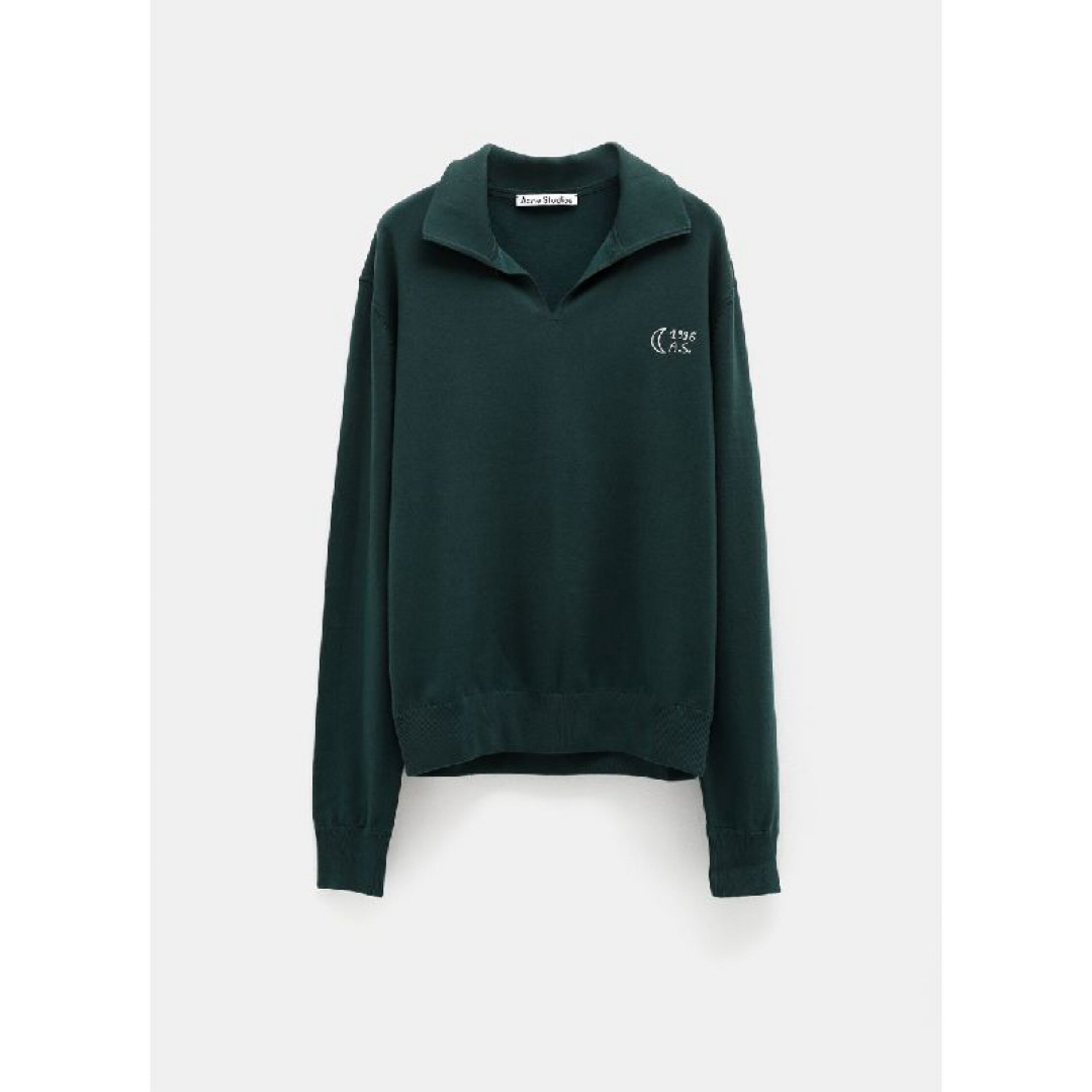 Acne Studios(アクネストゥディオズ)のacnestudios polo jumper forest green メンズのトップス(ニット/セーター)の商品写真