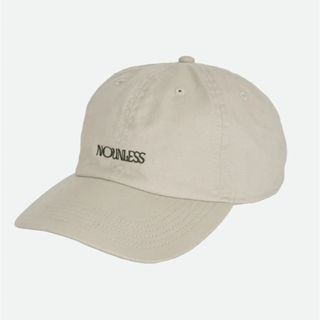 NOUNLESS LOGO CAP アイボリー