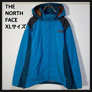 ザノースフェイス(THE NORTH FACE)の【ノースフェイス】マウンテンパーカー　ネイビーブルー　紺色　刺繍　ハイベント１R(マウンテンパーカー)