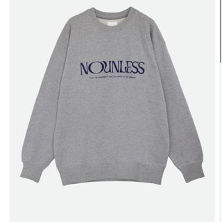 TODAYFUL - ナウンレス　NOUNLESS LOGO WITH MESSAGE SWEAT