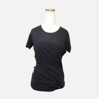 LE CIEL BLEU - ★Used★ルシェルブルー★コットンニット半袖Tシャツ (Grey/40)