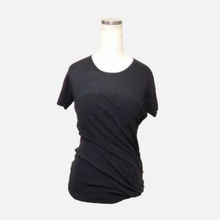 ルシェルブルー(LE CIEL BLEU)の★Used★ルシェルブルー★コットンニット半袖Tシャツ (Grey/40)(Tシャツ(半袖/袖なし))