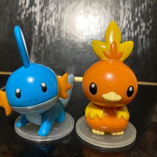 ポケモン(ポケモン)のアチャモ＆ミズゴロウ　フィギュア(キャラクターグッズ)