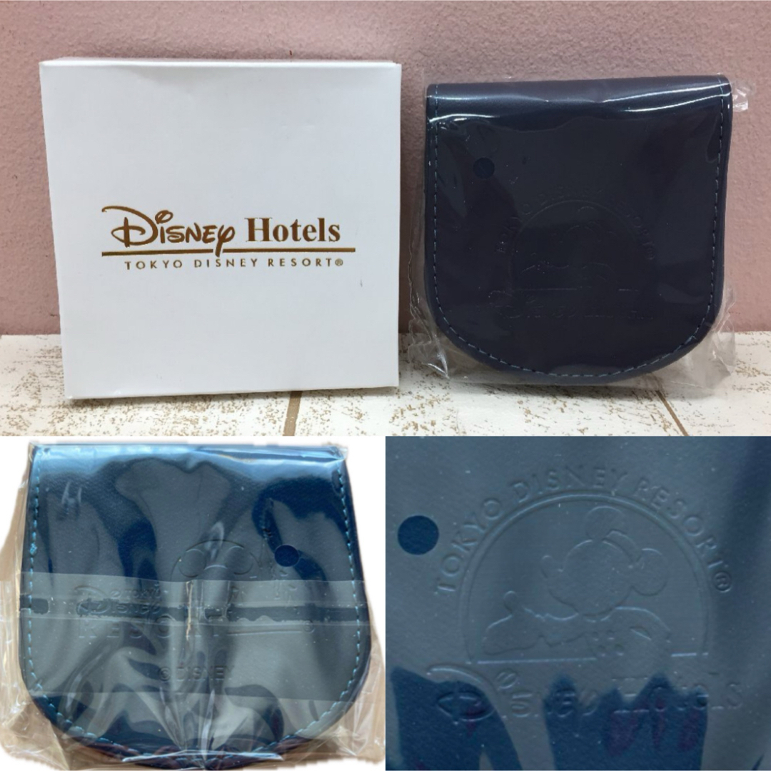 Disney(ディズニー)のディズニーホテルズ⭐️コインケース❣️ネイビー⭐️小銭入れ⭐️非売品⭐️ メンズのファッション小物(コインケース/小銭入れ)の商品写真