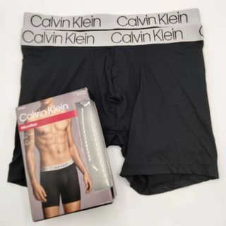 カルバンクライン(Calvin Klein)の【Mサイズ】カルバンクライン メンズボクサー ブラック 2枚 NP22140(ボクサーパンツ)