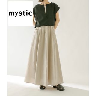 ミスティック(mystic)のmystic ノースリフレアタンクワンピースSET(ロングワンピース/マキシワンピース)