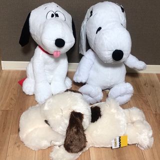 SNOOPY - 新品・タグ付き！ スヌーピー 特大ぬいぐるみ 3個