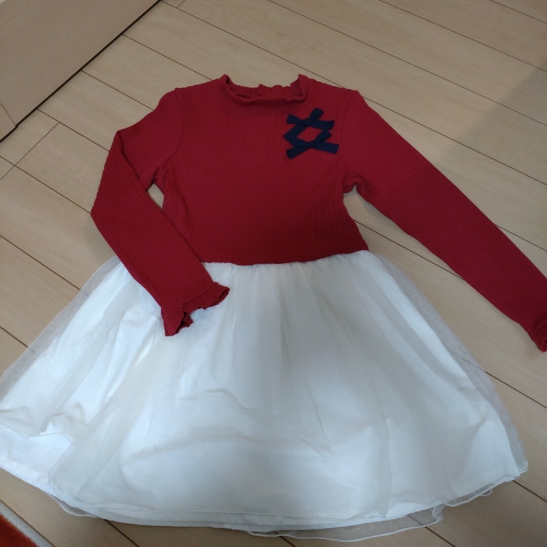 petit main(プティマイン)のpetit main　ワンピース　新品 キッズ/ベビー/マタニティのキッズ服女の子用(90cm~)(ワンピース)の商品写真