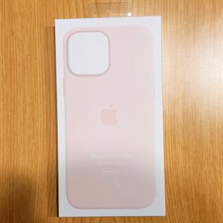 新品未開封 iPhone13 promax シリコンケース チョークピンク(iPhoneケース)