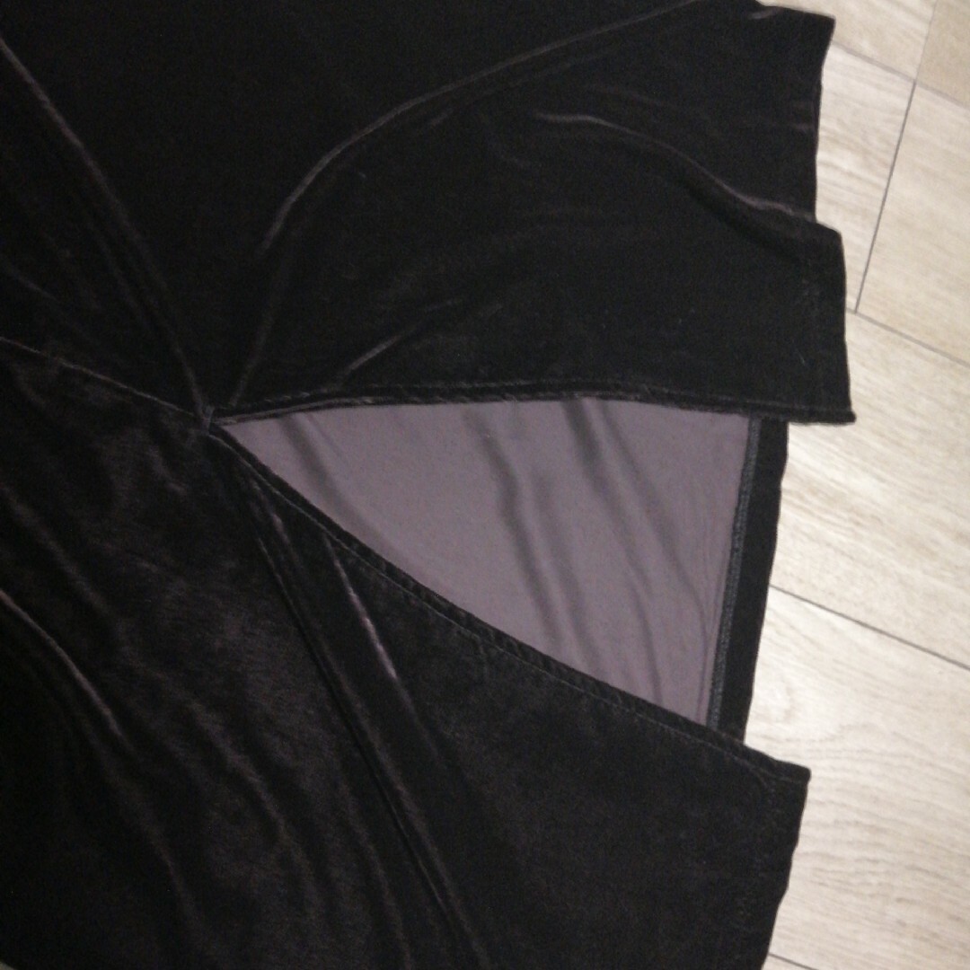 しまむら(シマムラ)のしまむら ベロアロングスカート Ｌ 新品 ロングスカート レディースのスカート(ロングスカート)の商品写真