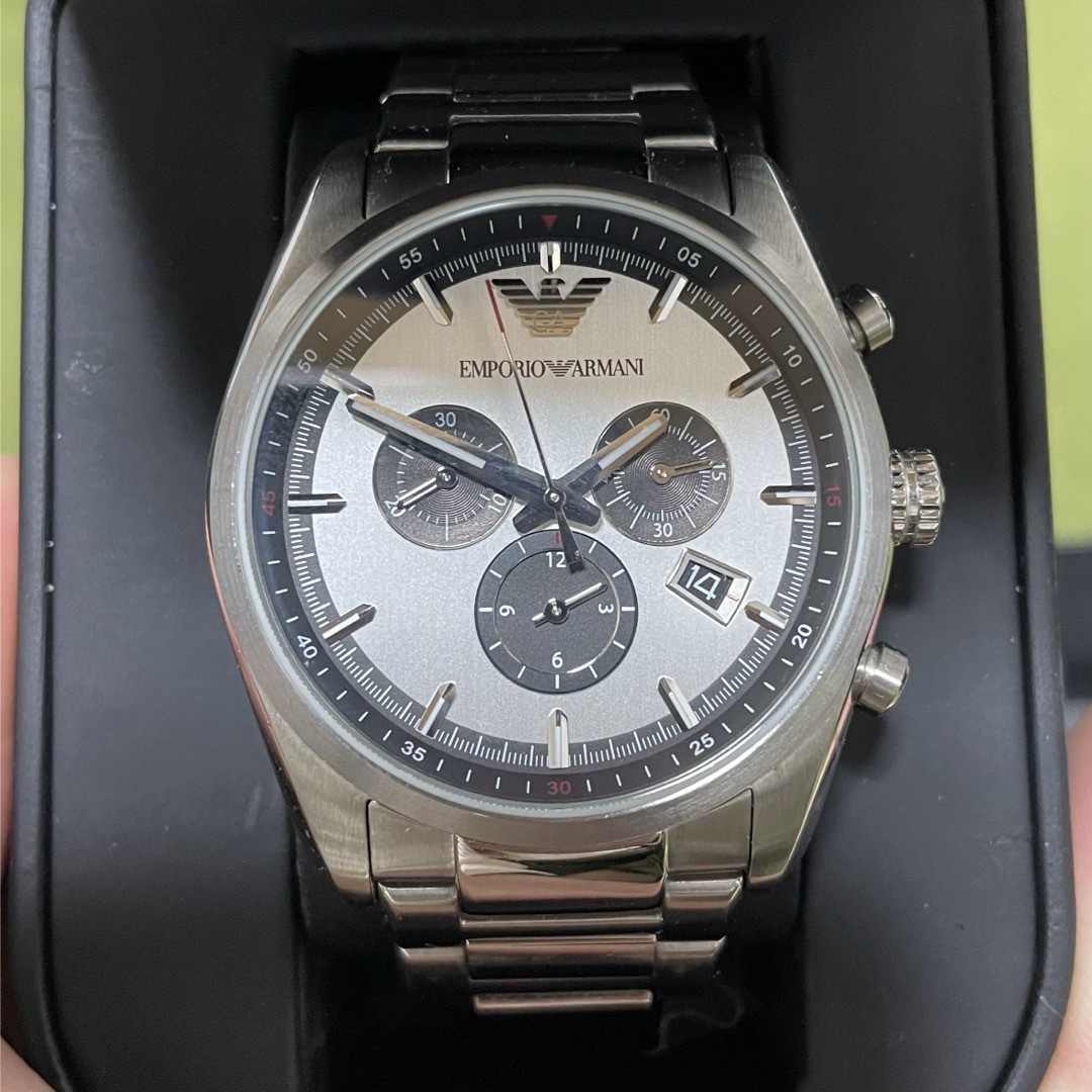 Emporio Armani(エンポリオアルマーニ)のアルマーニ　時計　保証書あり　 メンズの時計(腕時計(アナログ))の商品写真