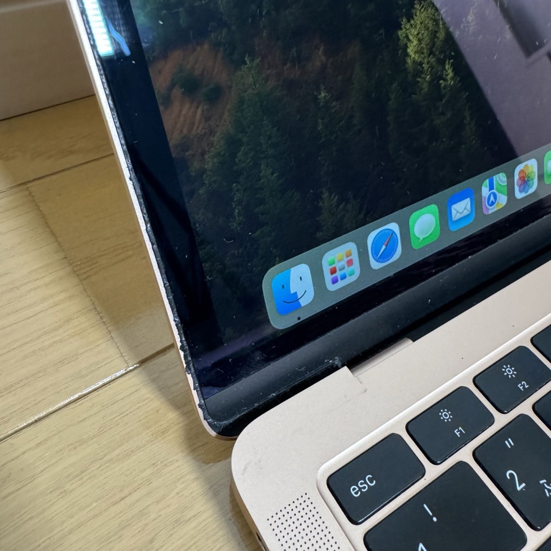Mac (Apple)(マック)のMacBook Air 2018 128GB ゴールド スマホ/家電/カメラのPC/タブレット(ノートPC)の商品写真