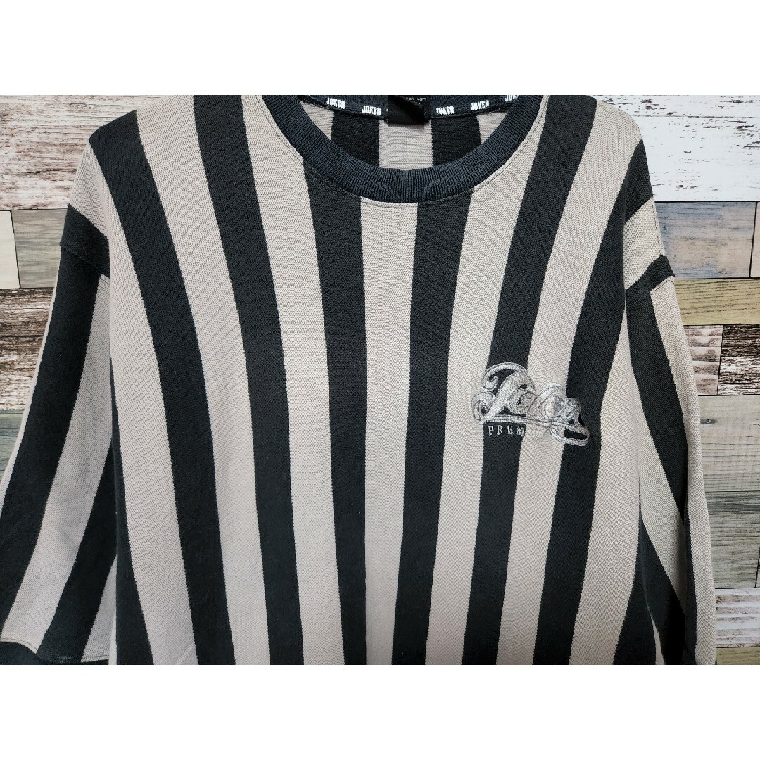 JOKER(ジョーカー)のJOKER　ジョーカープレミアム　ストライプ　Tシャツ　XXL メンズのトップス(Tシャツ/カットソー(半袖/袖なし))の商品写真