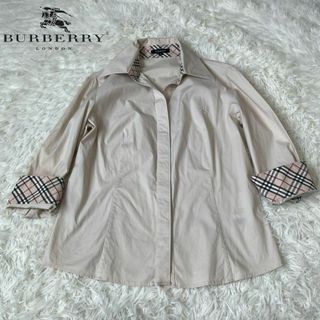 BURBERRY バーバリー　ロンドン　シャツ　ノバチェック　42(シャツ/ブラウス(長袖/七分))