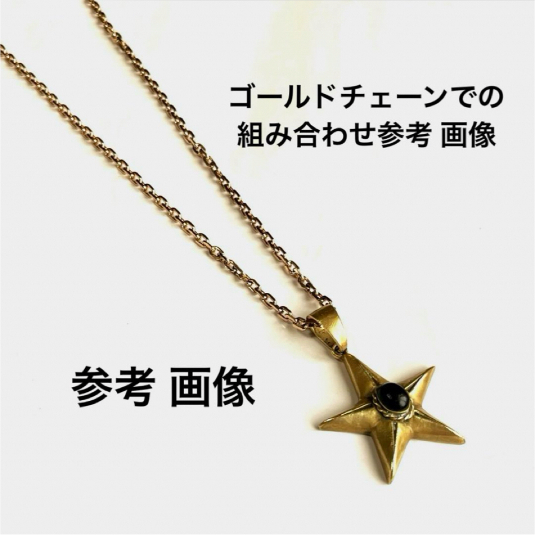 CALEE(キャリー)のCALEEキャリー/ ストーン スター ブラス ペンダント メンズのアクセサリー(ネックレス)の商品写真