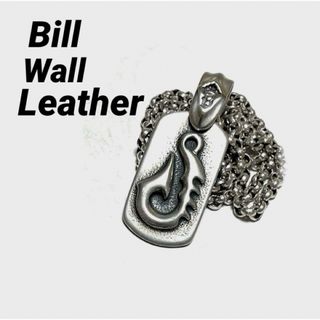 ビルウォールレザー(BILL WALL LEATHER)のビルウォールレザー/フィッシュフック ドックタグ/ペンダント(ネックレス)