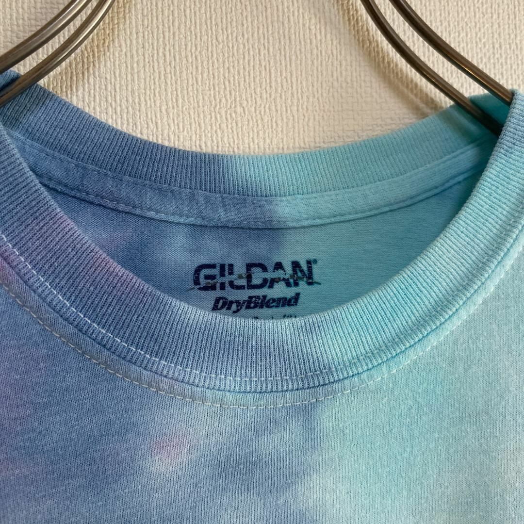 GILDAN(ギルタン)のアメリカ古着　半袖　Ｔシャツ　タイダイ　ハイランドコミュニティ大学 カレッジ メンズのトップス(Tシャツ/カットソー(半袖/袖なし))の商品写真