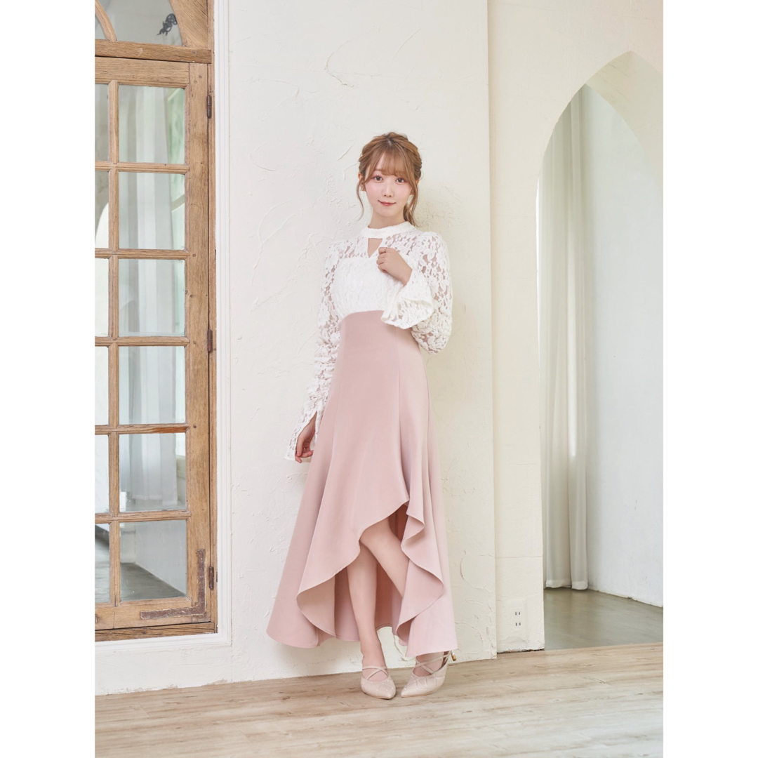 SNIDEL(スナイデル)のRosemuse lace docking dress♡ レディースのワンピース(ロングワンピース/マキシワンピース)の商品写真