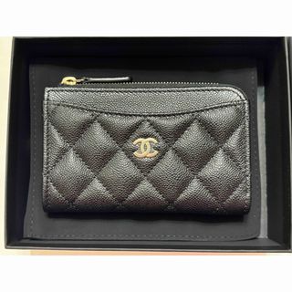 CHANEL - CHANEL シャネル　マトラッセ　フラグメントケース　ミニ財布　ブラック　新品