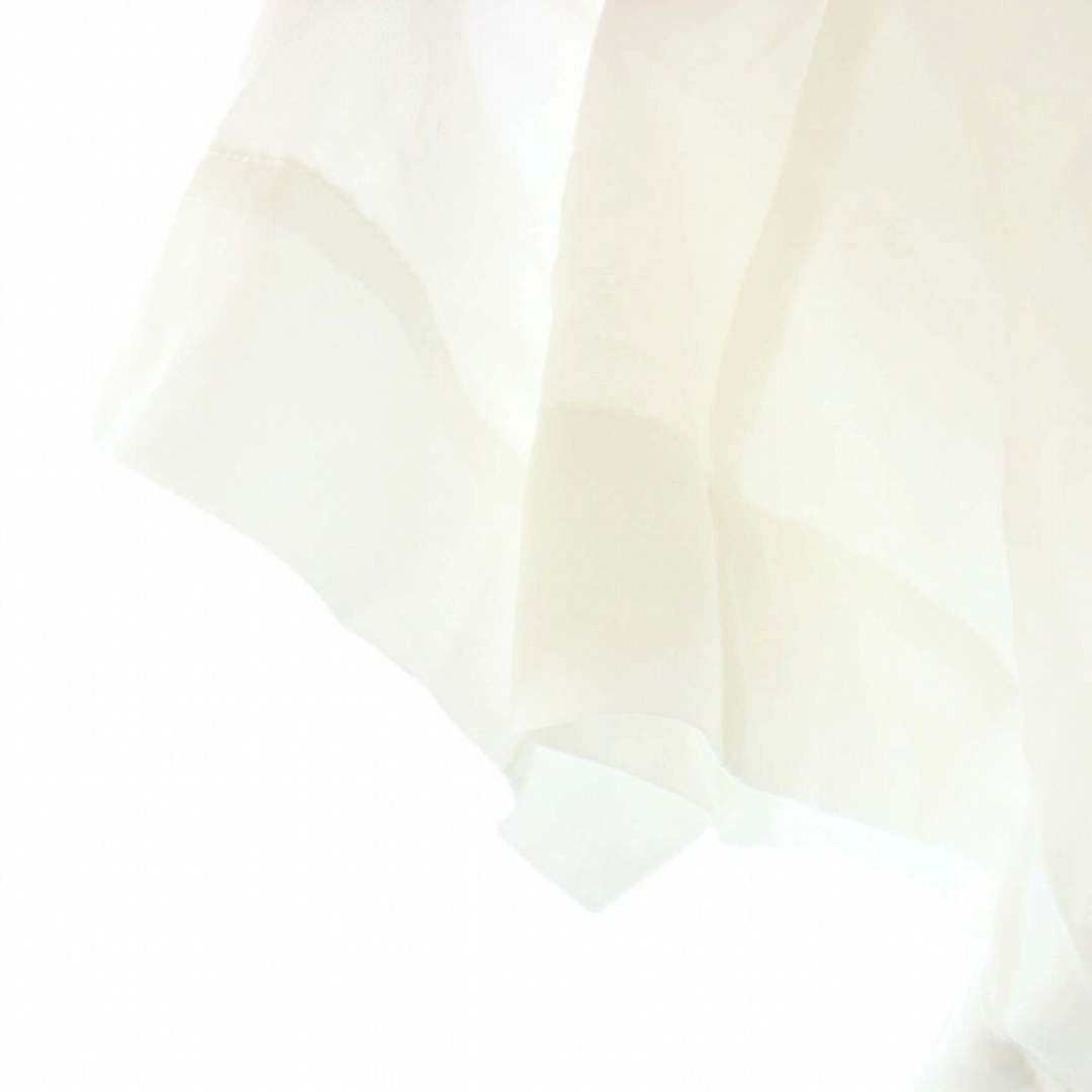 PLST(プラステ)のプラステ PLST シャツ スキッパー 七分袖 シアー S 白 ホワイト レディースのトップス(その他)の商品写真