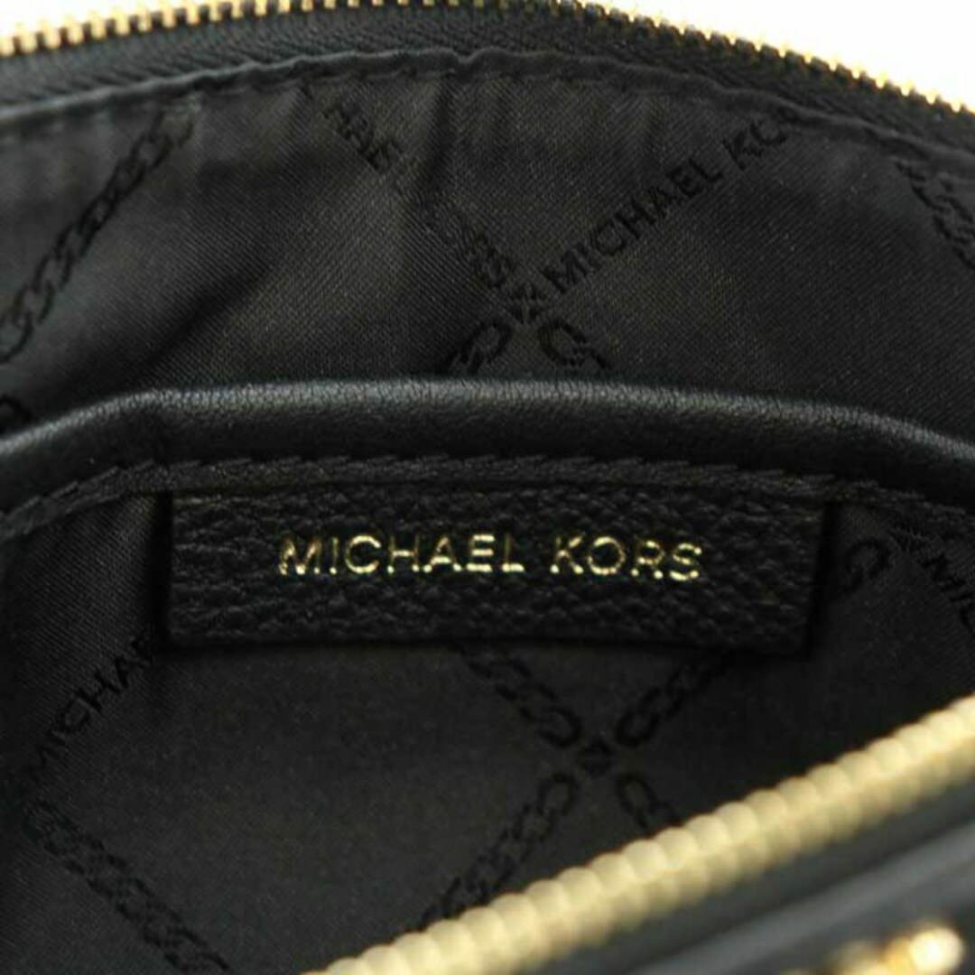 Michael Kors(マイケルコース)のマイケルコース MICHAEL KORS ショルダーバッグ レザー ロゴ 黒 レディースのバッグ(ショルダーバッグ)の商品写真
