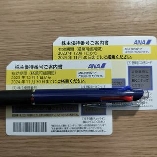 エーエヌエー(ゼンニッポンクウユ)(ANA(全日本空輸))のANA  株主優待　２枚(航空券)