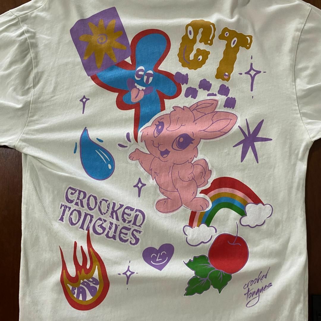 アメリカ古着　CROOKED TONGUES　長袖　Tシャツ　ロンT　P322 メンズのトップス(Tシャツ/カットソー(七分/長袖))の商品写真