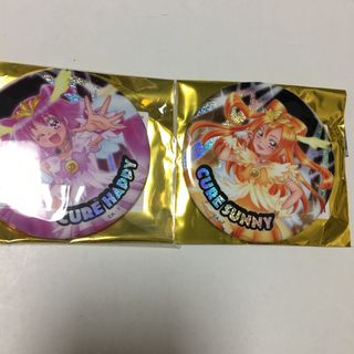 全プリキュア ライブ　缶バッジ　ハッピー　サニー　　セット(キャラクターグッズ)