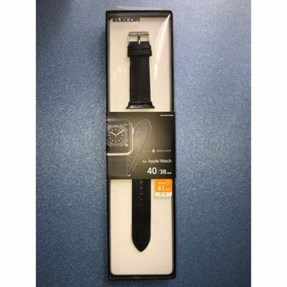 ELECOM - Apple Watch 用 ハイブリッドソフトレザーバンド ブラック