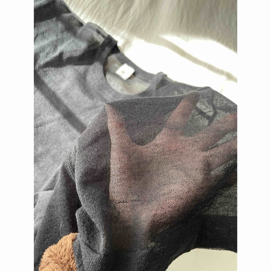 6 (ROKU)(ロク)の6(roku) SUKE LOCK BIG-T スケTシャツ レディースのトップス(カットソー(半袖/袖なし))の商品写真
