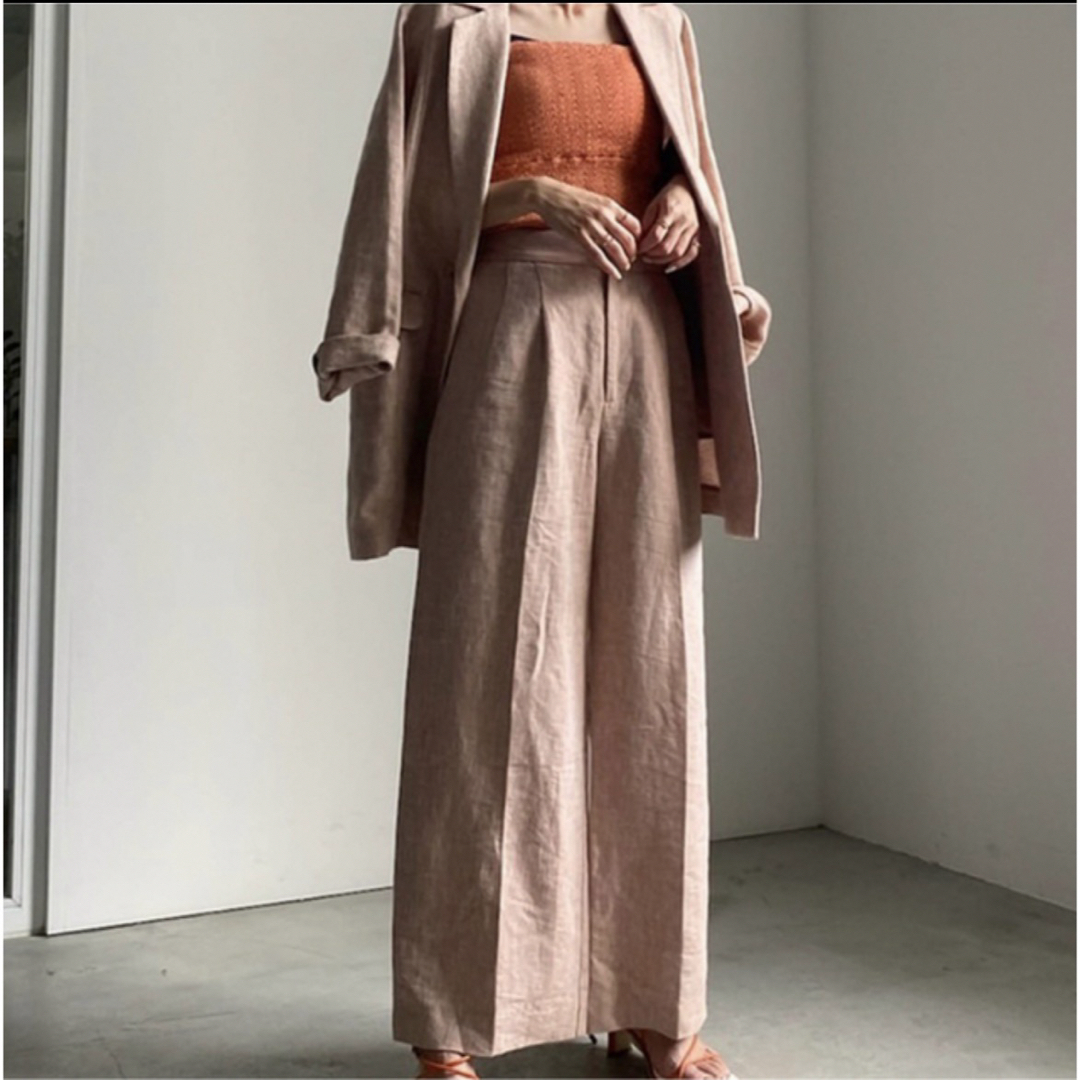 Ameri VINTAGE(アメリヴィンテージ)のRUSTIC LINEN PANTS Ameri レディースのパンツ(その他)の商品写真