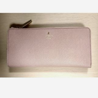 【新品未使用】LANVIN on blue ベージュピンク 長財布