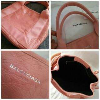 バレンシアガ(Balenciaga)のj,411様専用 極美品 バレンシアガ ネイビーカバス レザー トートバッグ (トートバッグ)