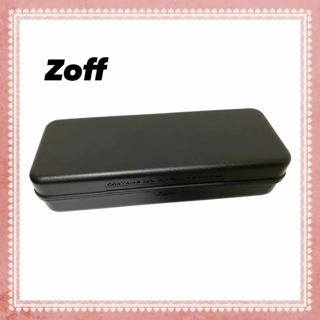 Zoff(ゾフ)の【新品未使用】ゾフメガネケース＆メガネふき メンズのファッション小物(サングラス/メガネ)の商品写真