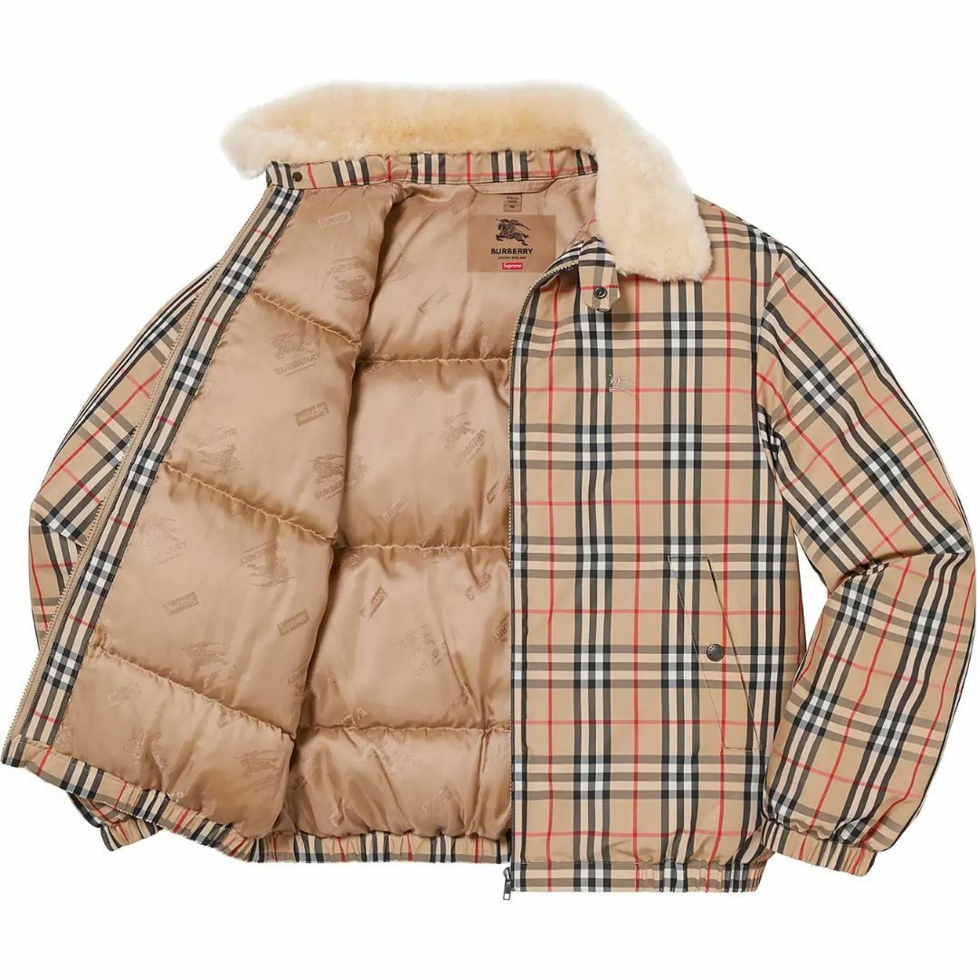 Supreme(シュプリーム)のSupreme Burberry Shearling Puffer Jacket メンズのジャケット/アウター(ダウンジャケット)の商品写真